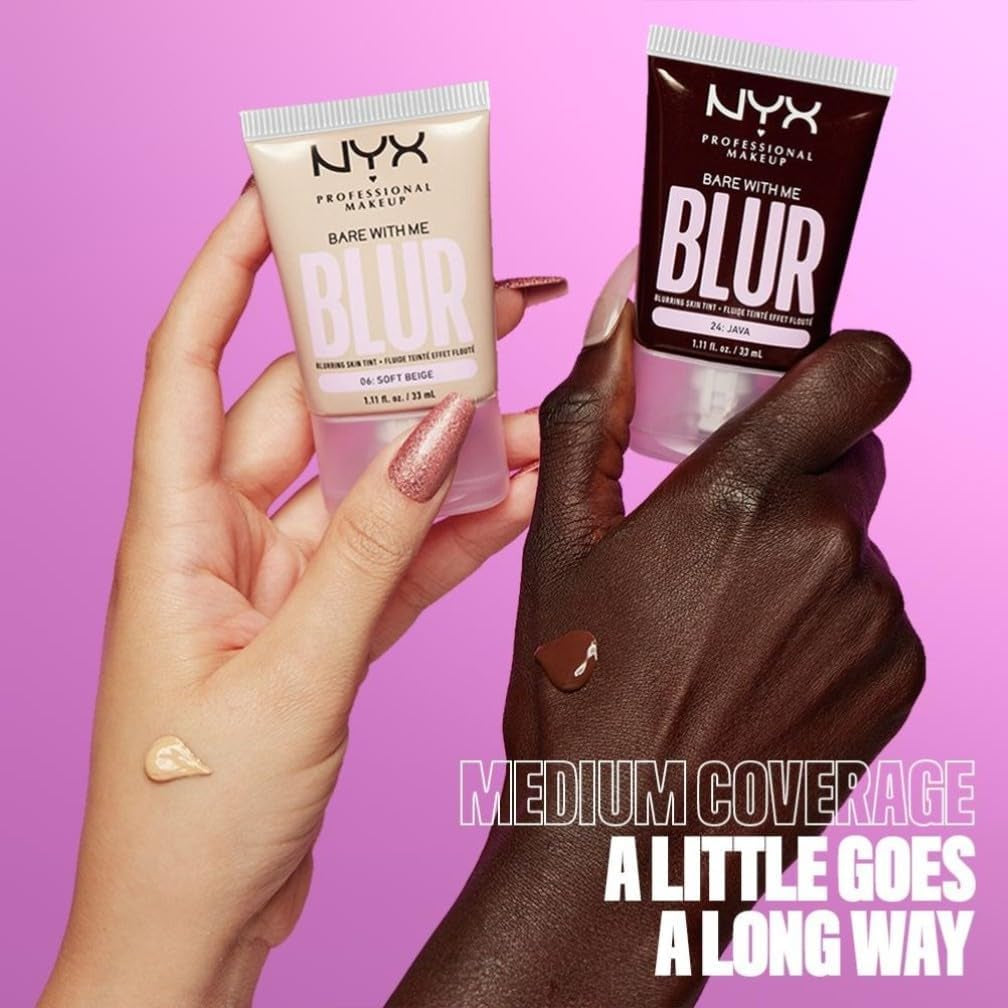 Blurring Tint Foundation, Medium Coverage, Matte Finish, with Niacinamide, Matcha and Glycerin, 12 Hours Hydrating, Bare with Me Blur, 30 Ml, Shade: Espresso