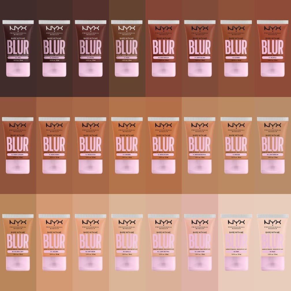 Blurring Tint Foundation, Medium Coverage, Matte Finish, with Niacinamide, Matcha and Glycerin, 12 Hours Hydrating, Bare with Me Blur, 30 Ml, Shade: Espresso