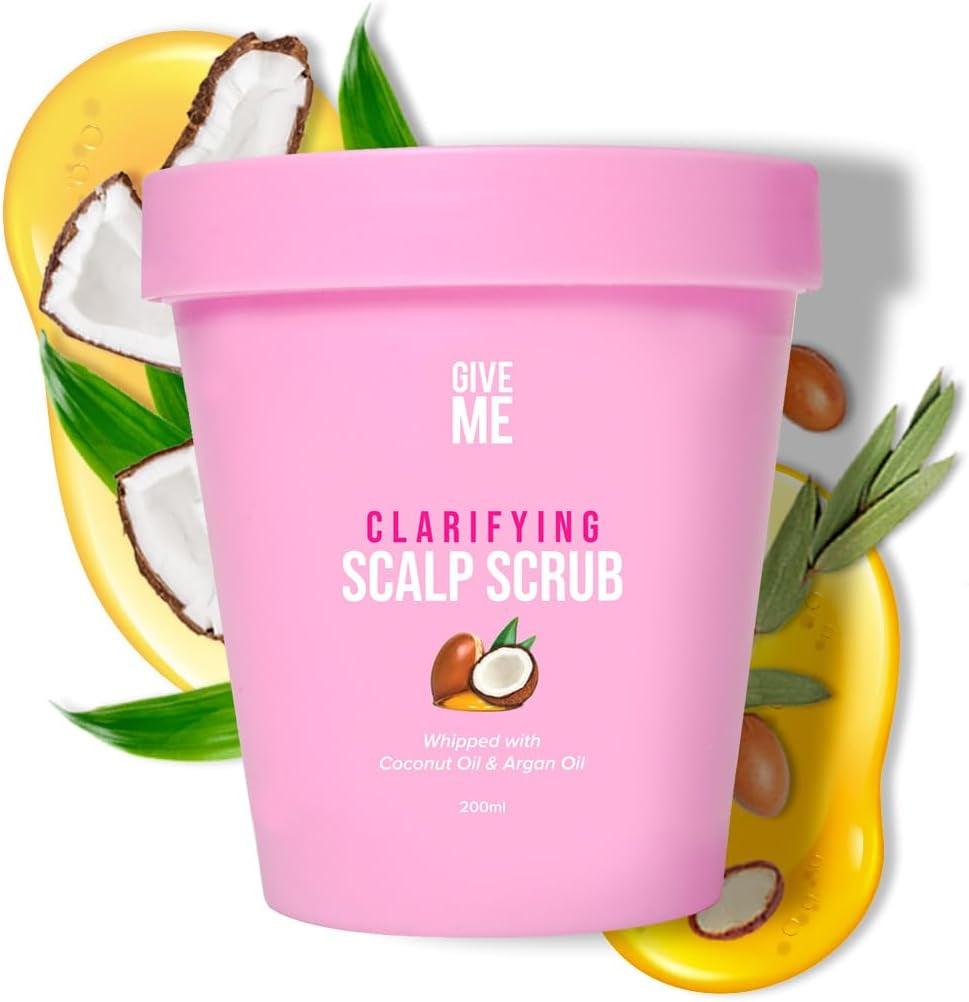 Cosmetics Scalp Scrub, Clarifying Hair Care, Detox Exfoliator, Dandruff Treatment, Exfoliating Whipped Texture, Natural Ingredients, Free from Sulphate Silicone and Paraben