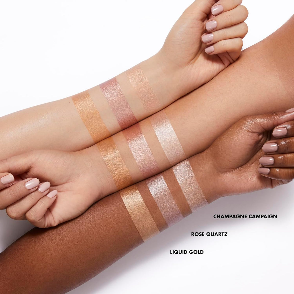 Halo Glow Highlight Beauty Wand, Liquid Highlighter Wand for Luminous, Glowing Skin, Buildable Formula, Vegan & Cruelty-Free, Rose Quartz