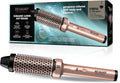 Ceramic Hot Brush Styler - Ionic, Fast Heat, Gold Edition, 40 Mm | round Barrel Heated Curling Brush, Volumising, Thermal Styling, Blowout, Waves & Bouncy Curls