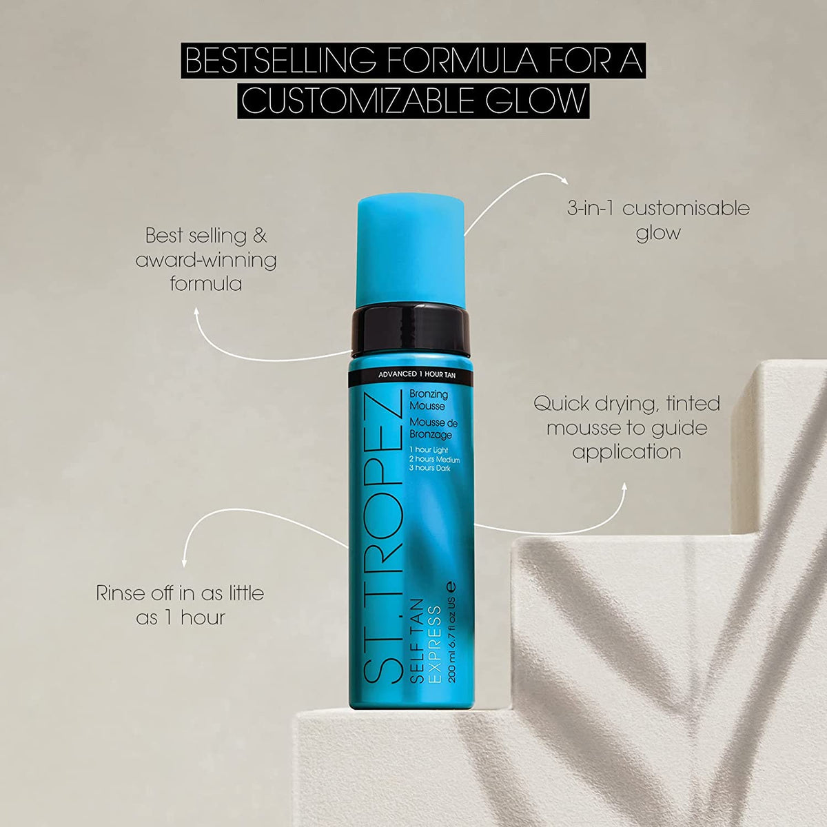 St. Tropez Fake Tan, Self Tan Purity Tanning Water Starter Kit
