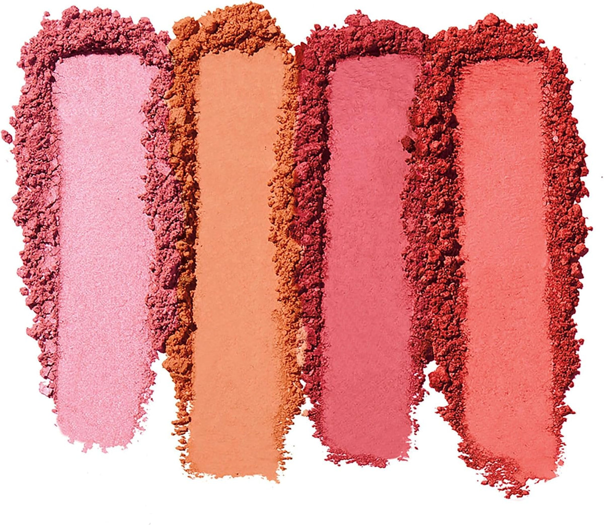 Cosmetics Powder Blush Palette – Four Shades, Long-Lasting Pigment, Light