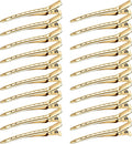 Hair Clips Women 24 Pcs, Pin Curl Clips, Crocodile Cips Hair, No-Trace Sectioning Hair Clips, for Salon and Home Hair Cutting Clips for Hairdresser, Women, Men (3.50 Inch)