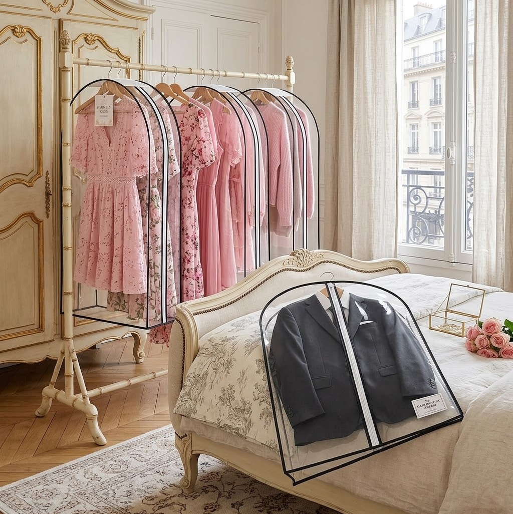 Clear Garment Covers Bags - 3 Pcs