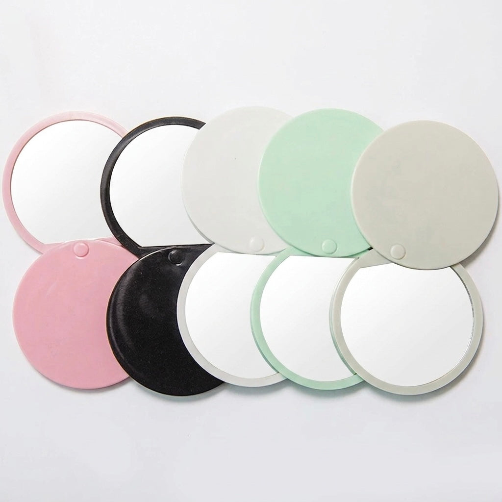 Compact Mirror - Pink/Black/White/Green/Grey