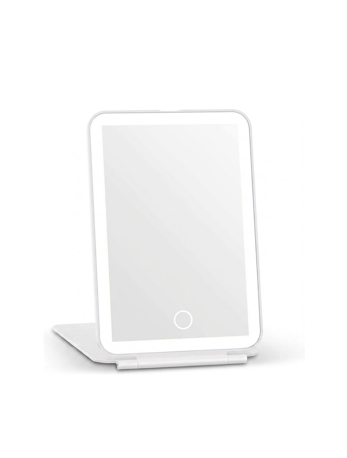 LED Light Travel Mirror - White