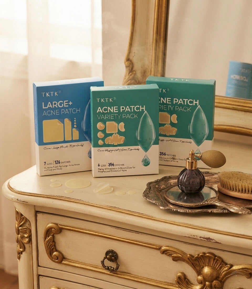 TKTK Large Pimple Patches, Zit Breakouts - Variety Pack