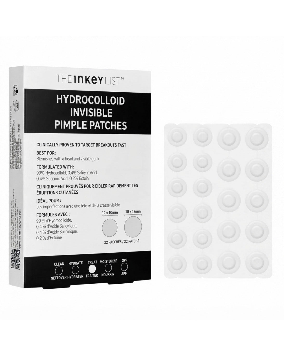 INKEY Hydrocolloid Invisible Pimple Patched - Variety Pack