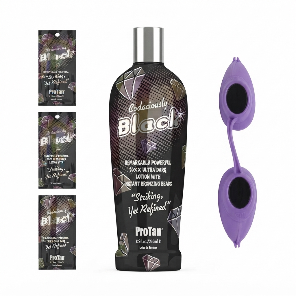 Pro Tan Sunbed Lotion Set - Bodaciously Black