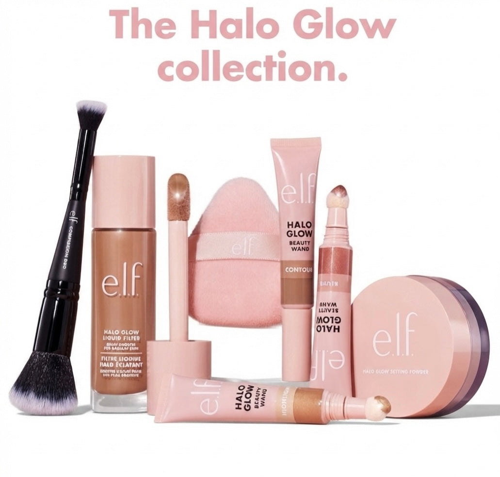 ELF Halo Glow Highlight Beauty Wand - Rose Quartz