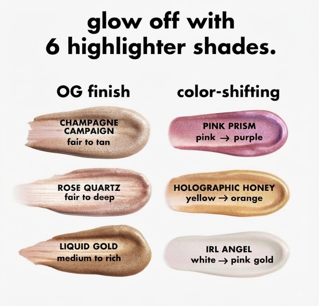 ELF Halo Glow Highlight Beauty Wand - Rose Quartz