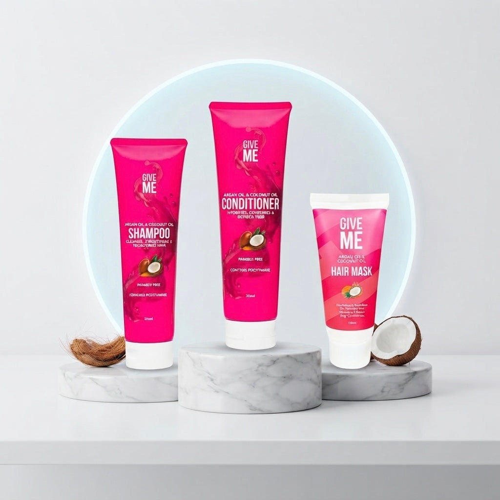 Give Me Shampoo, Paraben Free - Argan, Coconut & Macadamia Oil