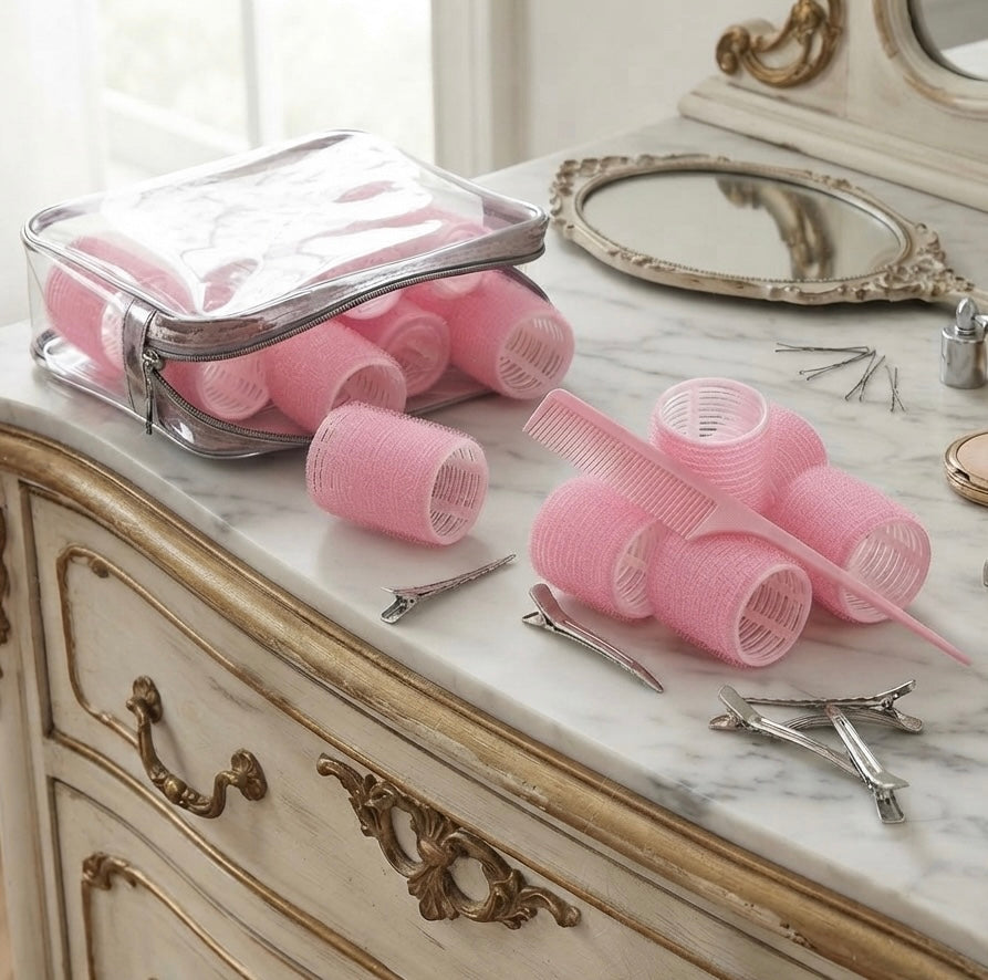 Hair Roller 50PCS Set - Pink